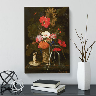 Still Life With Flowers Vol.6 by Maria Van Oosterwijk - Wrapped Canvas Painting