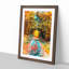 Endless Autumn Forest in Germany in Abstract - Framed Print-55726774-55726782