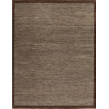 Textures Hand Knotted Wool Area Rug in Brown