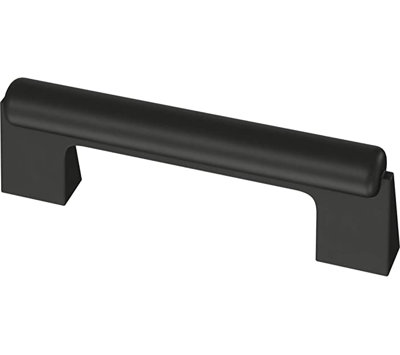 (5 Pack) 3 inch or 3-3/4 inch Dual Mount Roller Pull Flat Black