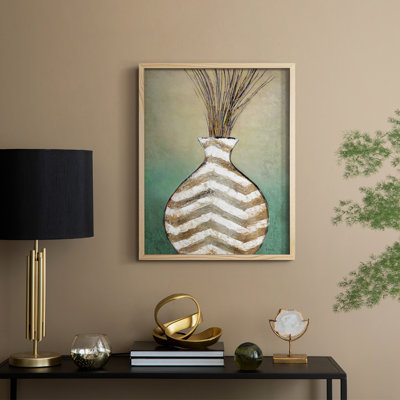 Global Vessel I Framed Print - Solid Wood