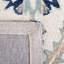 Tapis bleu / gris en laine / coton touffeté à la main Martha Stewart-70935411
