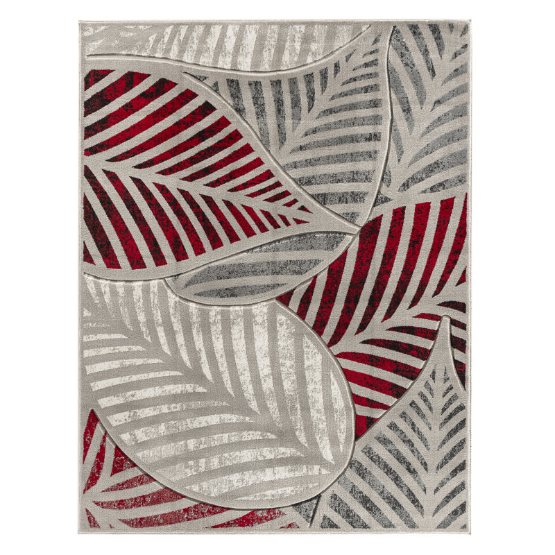Arvon Floral Indoor Rug, Rectangle 3'8" x 5'6"