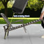 Chaise longue d'extérieur en aluminium Cheshire-966873894