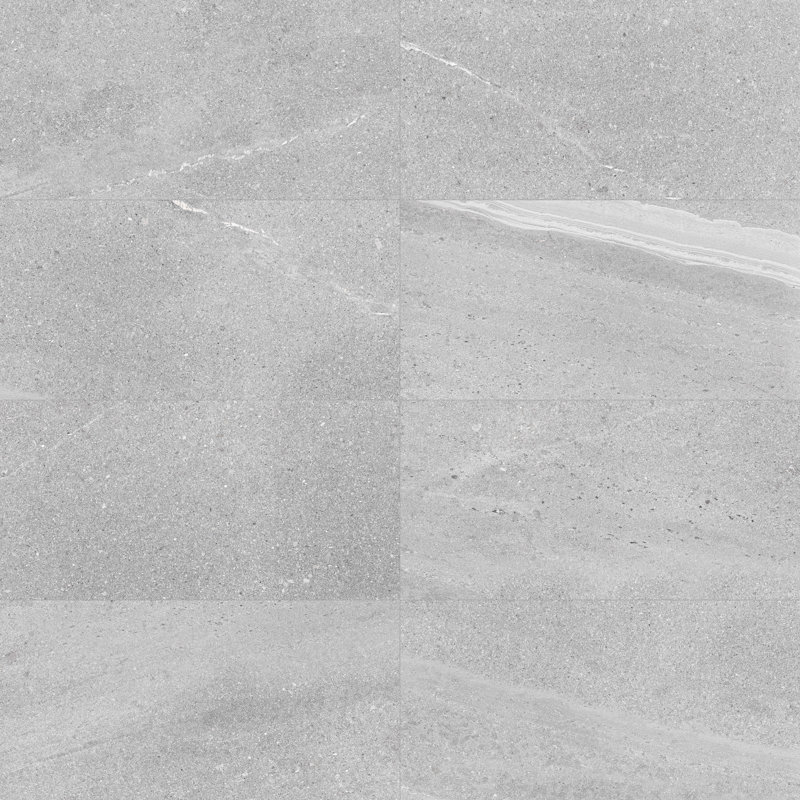 Kirlington Matte 12x24 Porcelain Floor & Wall Tile (11.63 Sq. Ft./Case), Silver