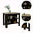 Kitchen Island, Four Legs, Three Shelves-407796617-407796621