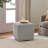 18.5" Wide Modern Square Boucle Upholstered Ottoman-1221993707