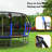 16Ft Trampoline With Enclosurerecreational Trampolines With Ladder And Antirust Coating, Astm Approval Outdoor Trampoline For Kids