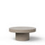 Circa Round Concrete Coffee Table Dark Grey