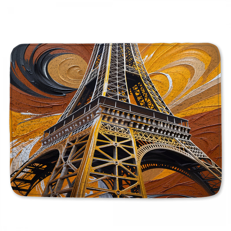 Tapis de bain Tour Eiffel, 24in W x 17in L