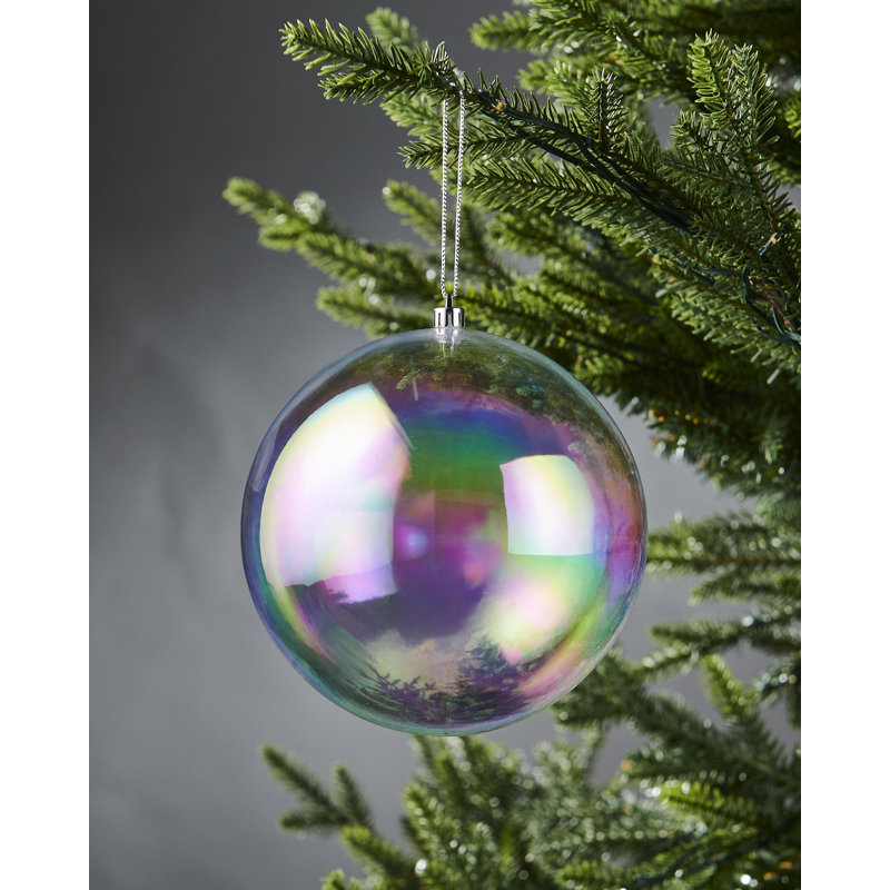15cm Clear Plastic / Acrylic Bauble