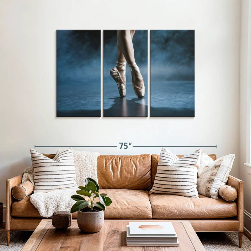Enn Ballerina Pointe Pose, 36" H x 57" W