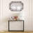 Glass Top Console Table-2042320516