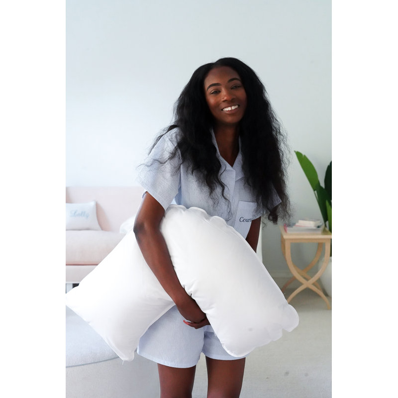 Custom Side Sleeper Pillow, Down Alternative Fill