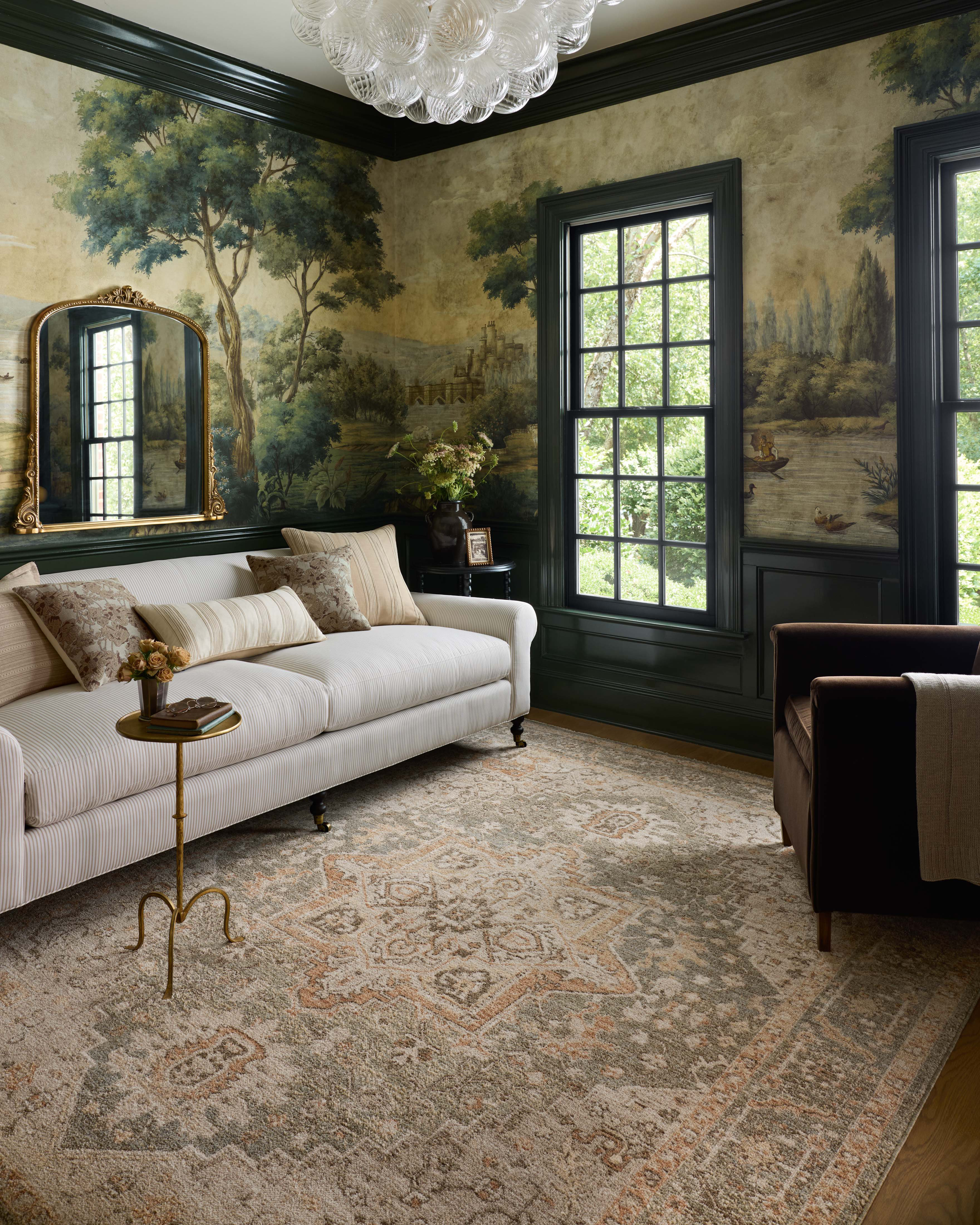 Chris Loves Julia x Loloi Palma Olive / Spice Area Rug & Reviews | Wayfair