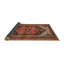 Tapis noir/brun/pêche traditionnel Ollinger-159877119