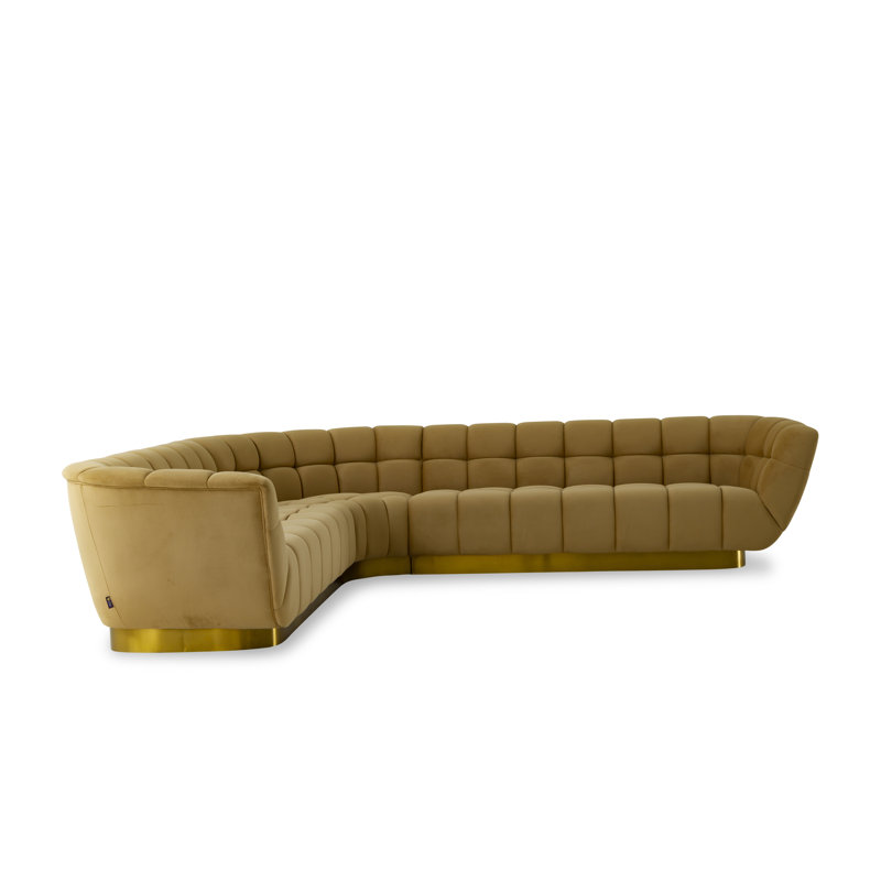 Wolff Upholstered L-Shaped Sectional Symmetrical