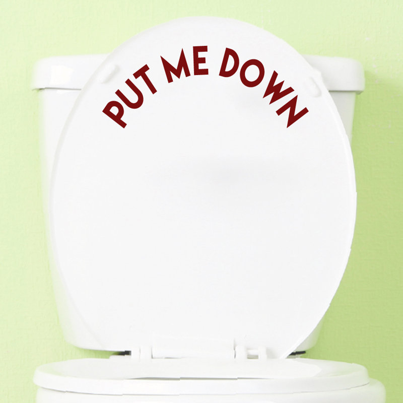Adhésif décoratif «Put Me Down», Canneberge