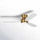 Keed 52'' 3 Blade Ceiling Fan with LED Light Kit