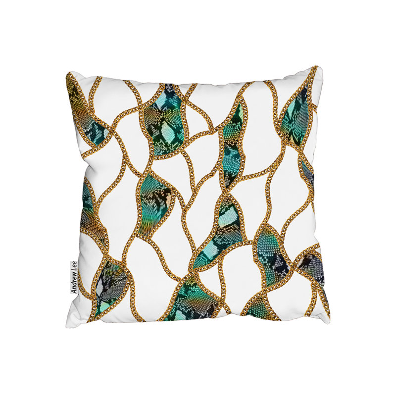 Abstract Square Cushion, 45cm H x 45cm W x 20cm D
