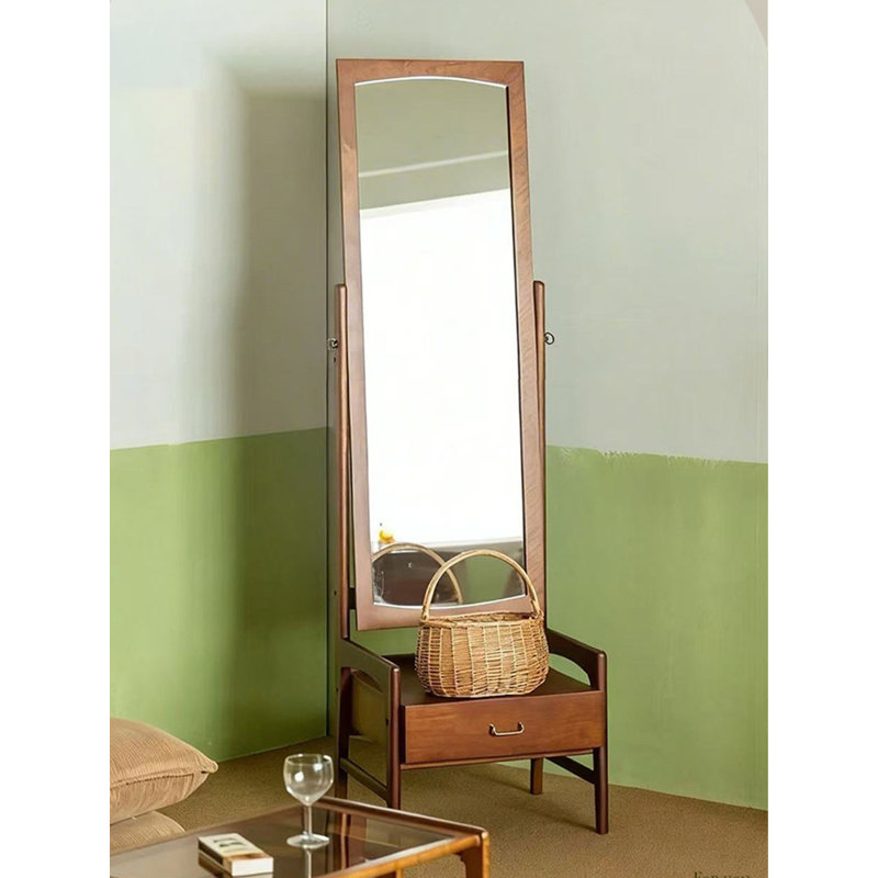 Miroir de rangement pleine grandeur rétro