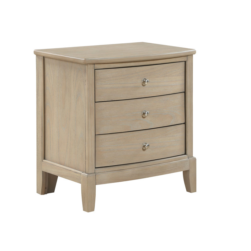 Table de chevet à trois tiroirs Classic