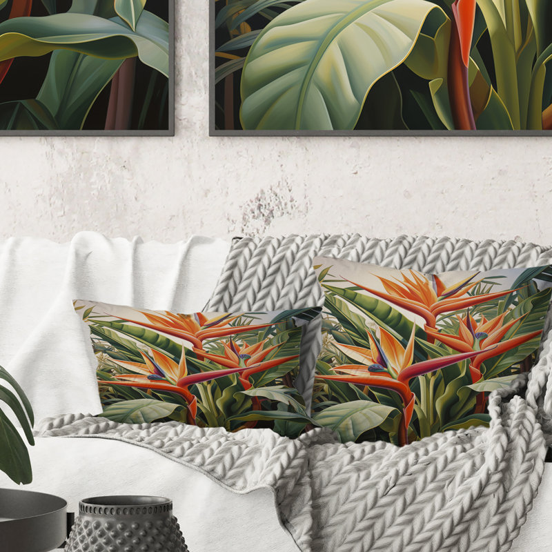 Coussin Birds Of Paradise, 16" x 16"
