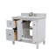 Meuble-lavabo simple avec plateau en quartz-443759012-443759013