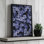 «Blooming in Indigo I» par Robin-Lee Vieira, reproduction d'art
