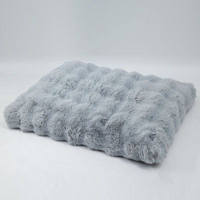 Lit pour chien très moelleux pour animaux de compagnie 6 tailles, matelas anti-angoisse pour lit pour chien avec fond antidérapant, housse imperméable amovible, lavable à la machine