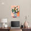Fleurs et chinoiserie, art mural boho coloré par Art Remedy-104322172-104322155