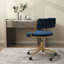 Pia Ricco Velvet Task Chair-1334546112