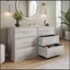 Commode 6 tiroirs avec grands tiroirs en tissu-346357756