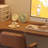 Nut-brown L-Shaped Solid Wood writing desk-118342393-118342396