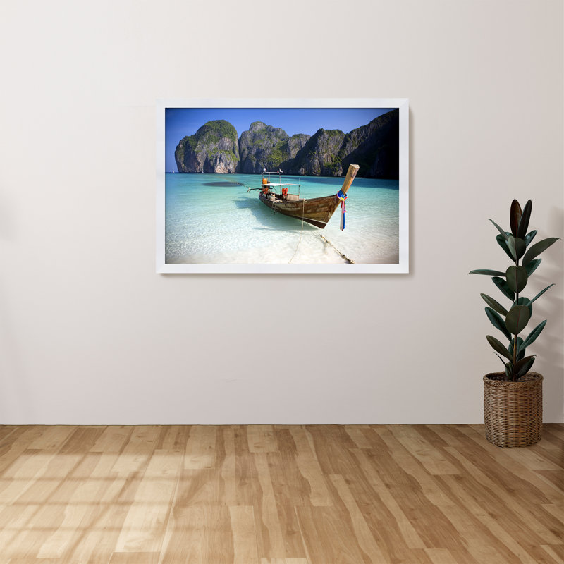 «Phi Phi Island», reproduction de photo encadrée, H 33,5 po x l 49,5 po x P 1 po