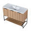 Meuble-lavabo autoportant de 48 po avec lavabo en résine