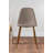 Eubanks High Gloss 6 Seat Rectangular Dining Table Set with Faux Leather Upholstered Dining Chairs-1458928226