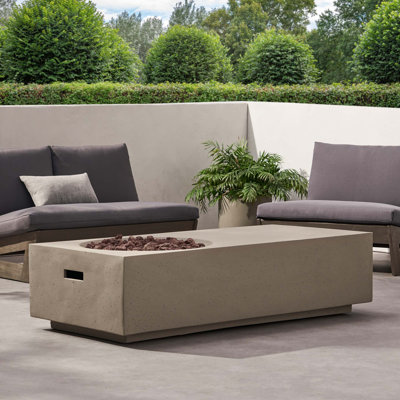 Rectangle 14.75" Mgo Fire Pit-50 000 Btu