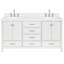 Meuble-lavabo double avec plateau 66,25 po -473901141