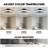 Demaury 20'' Flush Mount Dimmable Ceiling Fan with LED Lights-2140420710
