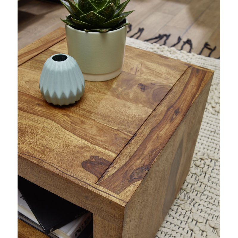 45cm W Solid Wood Bedside Table