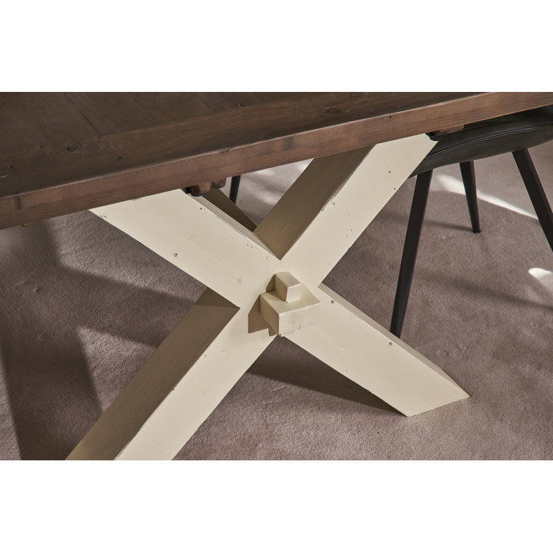 Winnie Dining Table - Two Tone, White