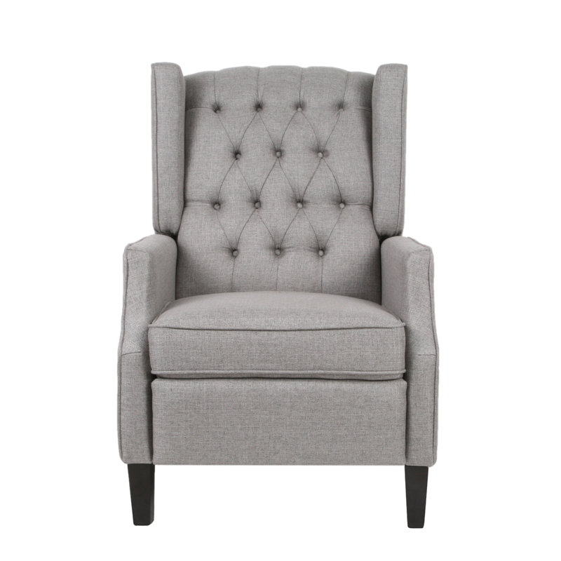 Fauteuil inclinable en tissu, Gris