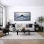 «Whale Tail Ocean Splash Coastal Nautical Minimalist Wall Decor Extra Large», reproduction d'art sur toile encadrée-126313634-126313632