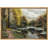 Lake River Landscape " Pine Tree Forest River "-99142317-99142318