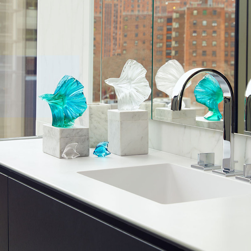 Fish Figurine, Anise Green