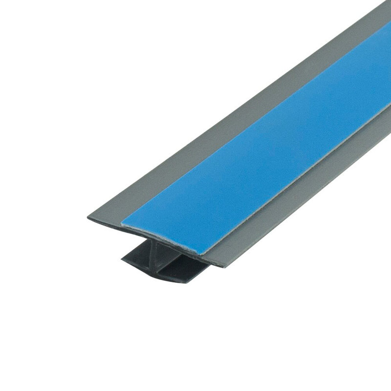 1/4" Styrene Divider Moulding With Adhesive | Pro Pack, Silver
