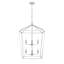 Luminaire suspendu carré à 8 lumières -1124618721