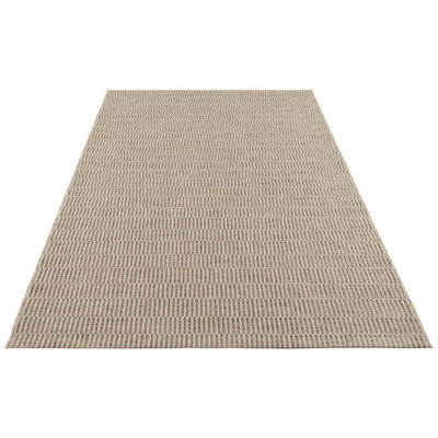 Dreux Flatweave Natural Brown Indoor/Outdoor Rug