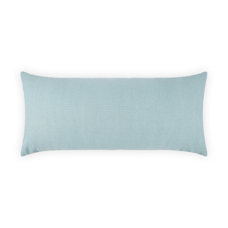 Pyke Indoor/Outdoor Pillow Cover & Insert, Rectangle 12"H x 24"W, Spa